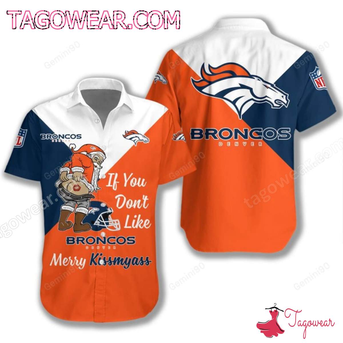 If You Don't Like Denver Broncos Merry Kissmyass T-shirt, Polo, Hoodie a
