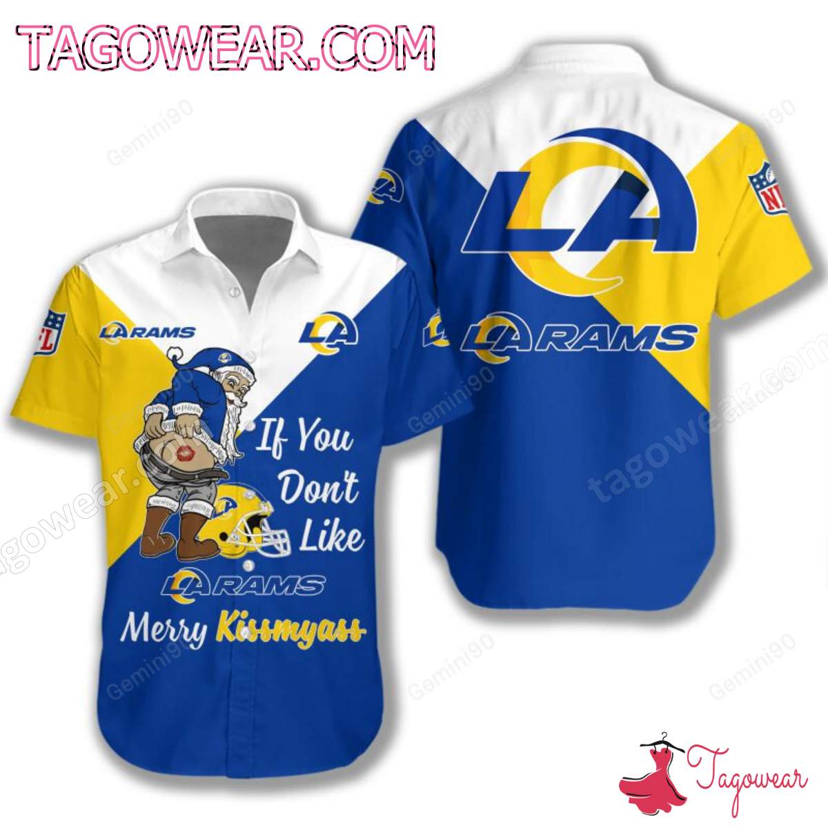 If You Don't Like Los Angeles Rams Merry Kissmyass T-shirt, Polo, Hoodie a
