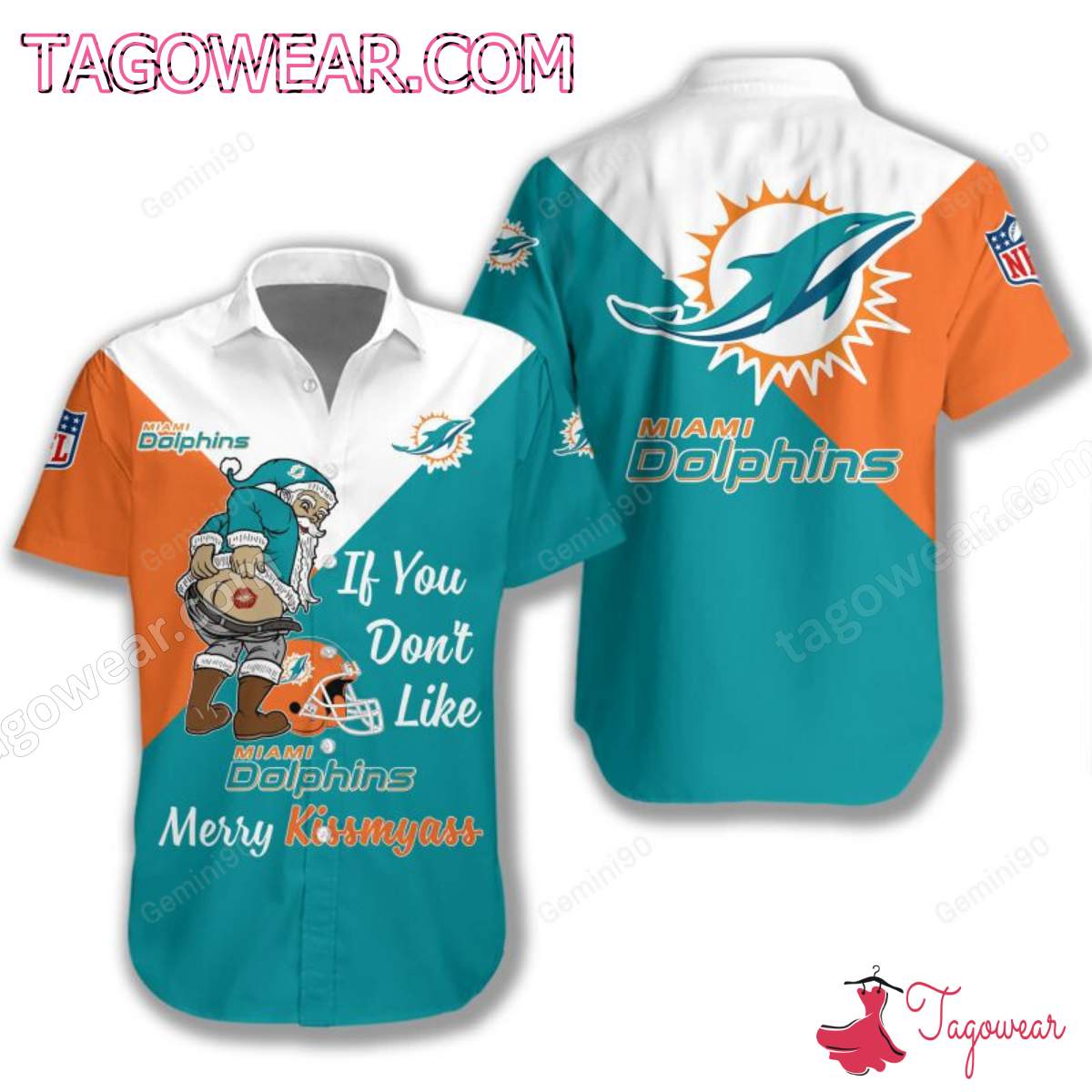If You Don't Like Miami Dolphins Merry Kissmyass T-shirt, Polo, Hoodie a