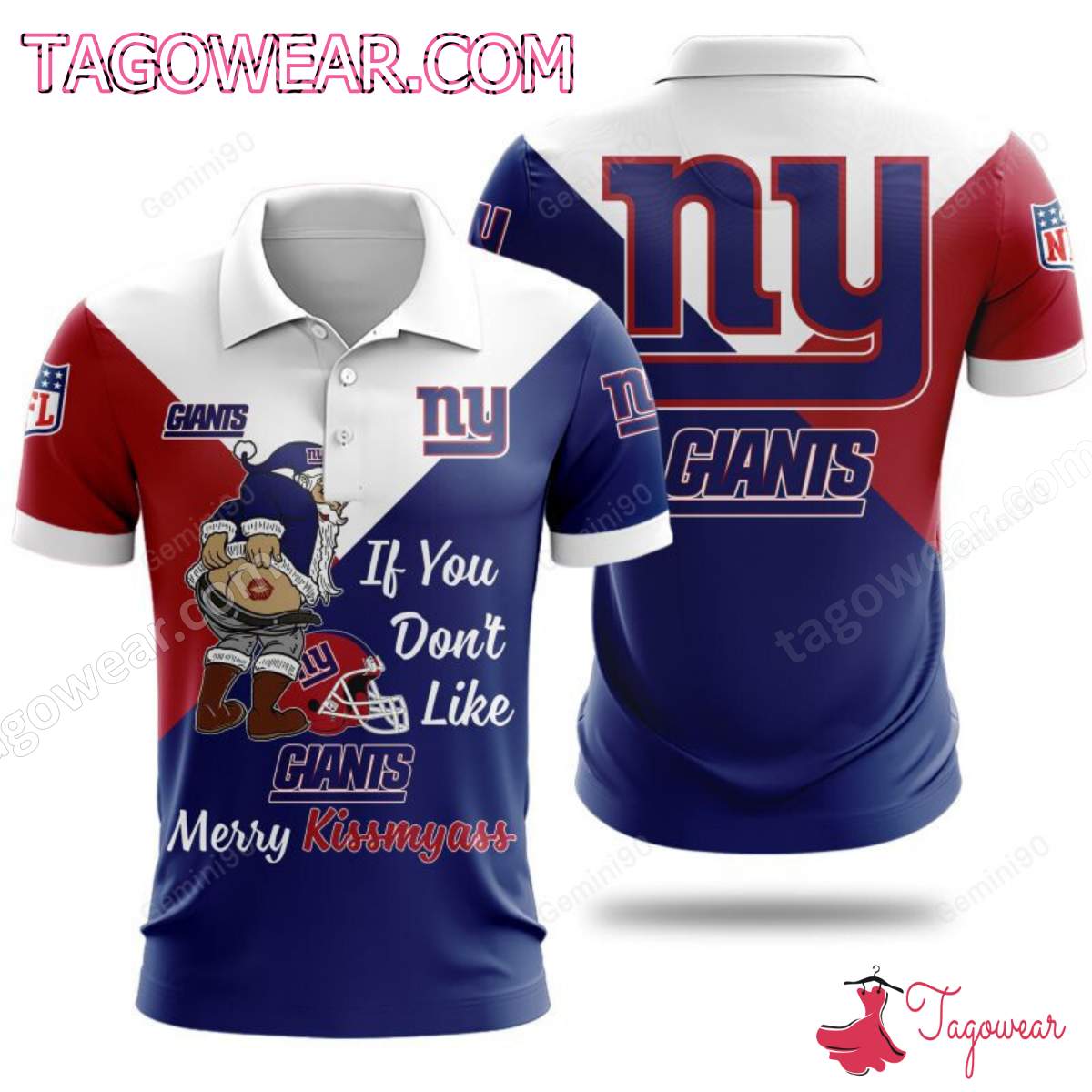 If You Don't Like New York Giants Merry Kissmyass T-shirt, Polo, Hoodie