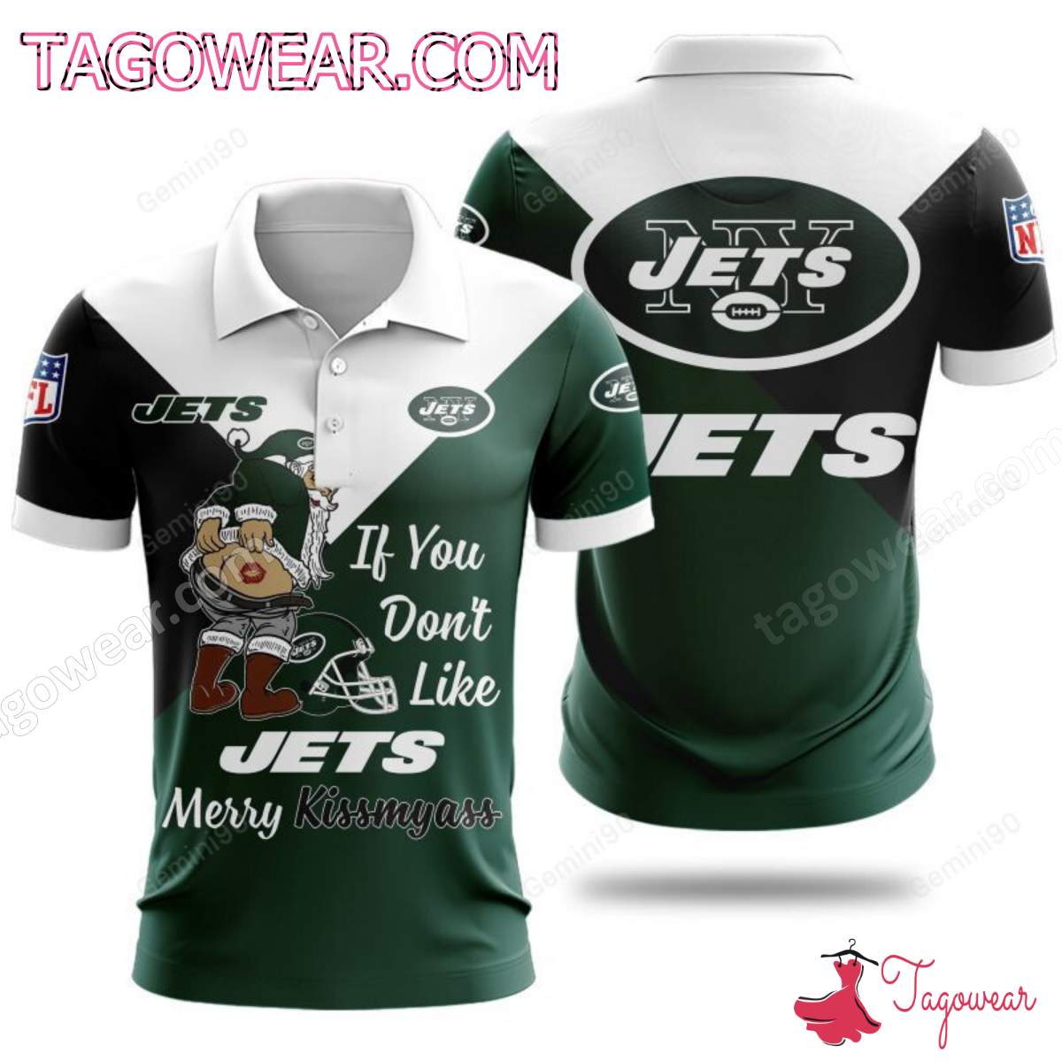 If You Don't Like New York Jets Merry Kissmyass T-shirt, Polo, Hoodie
