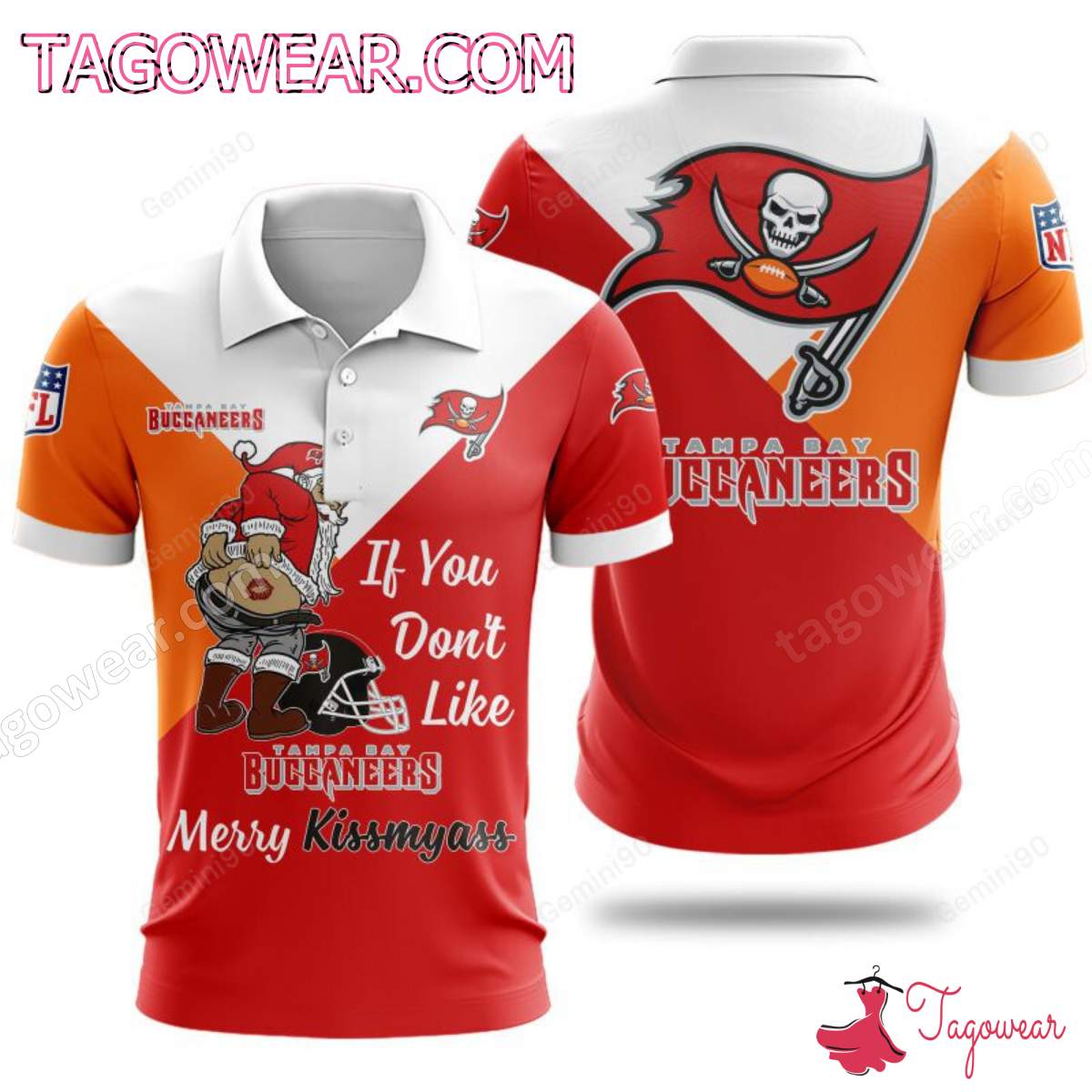 If You Don't Like Tampa Bay Buccaneers Merry Kissmyass T-shirt, Polo, Hoodie