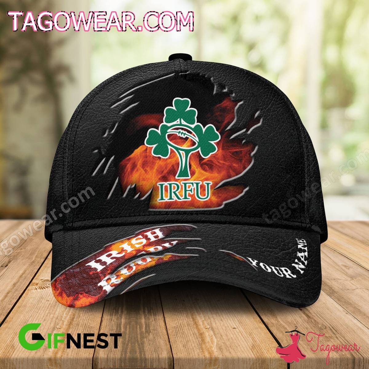 Ireland Rugby Personalized Cap