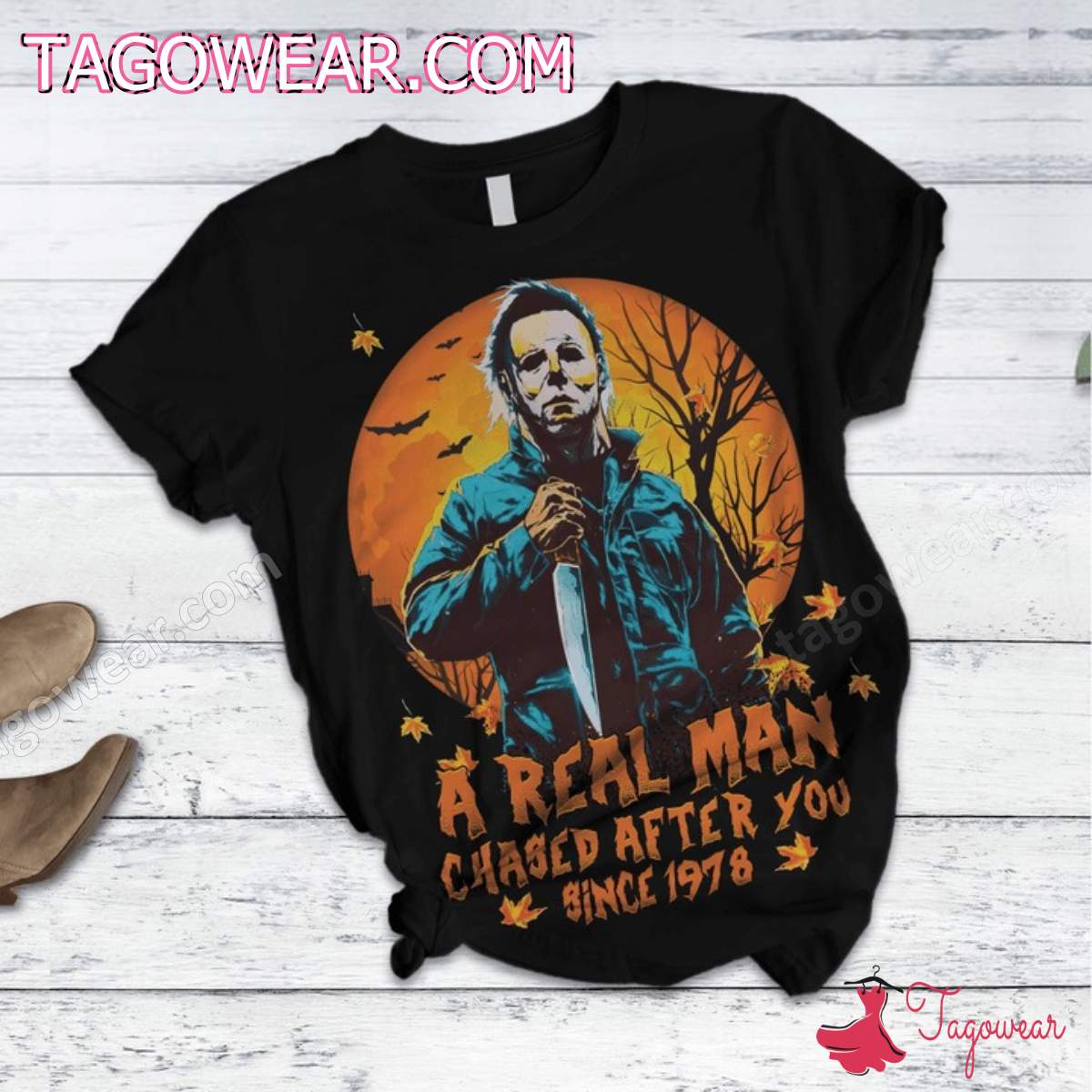 Michael Myers A Real Man Will Chase After You Since 1978 Pajamas Set a