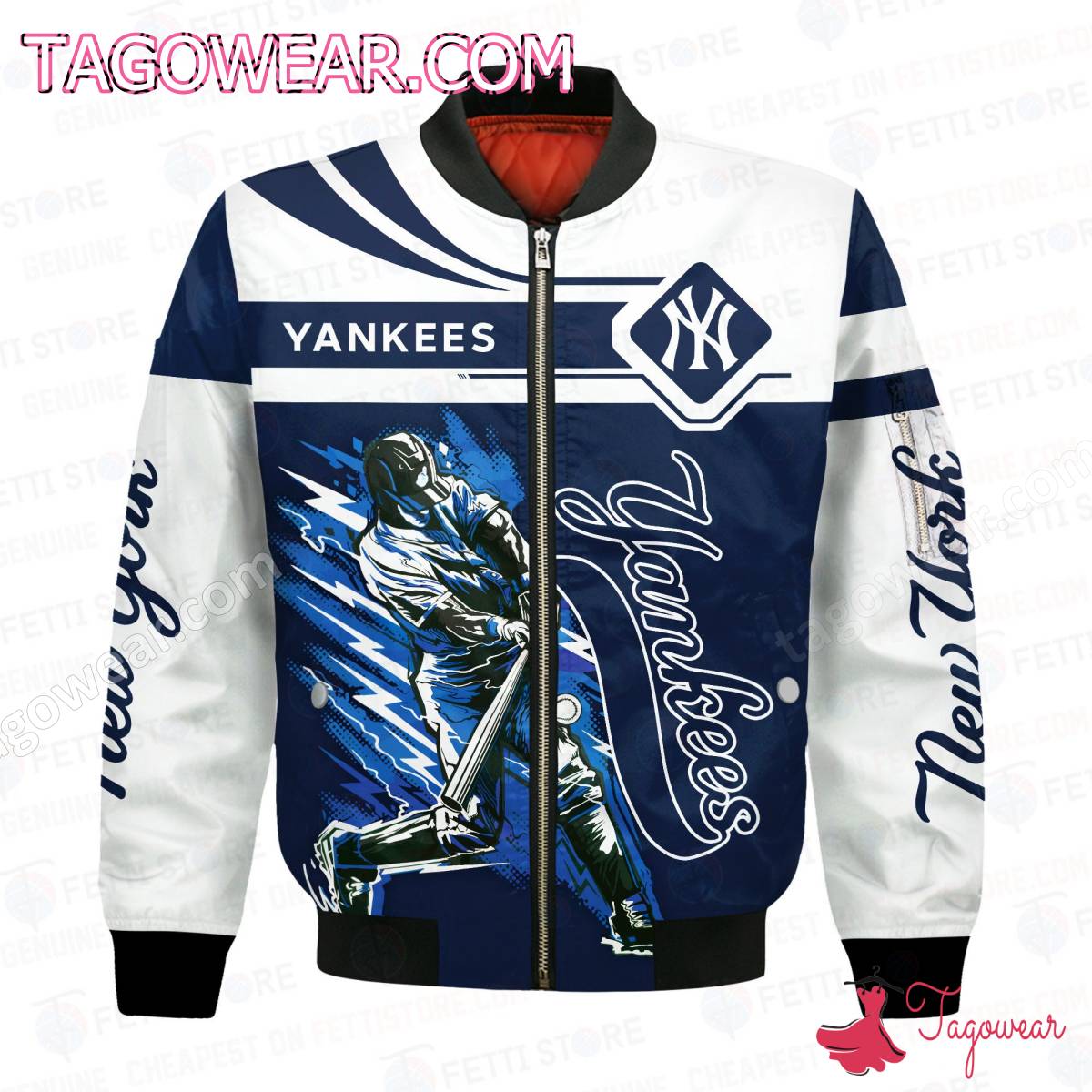 New York Yankees I Am A Fan Win Or Lose Bomber Jacket a