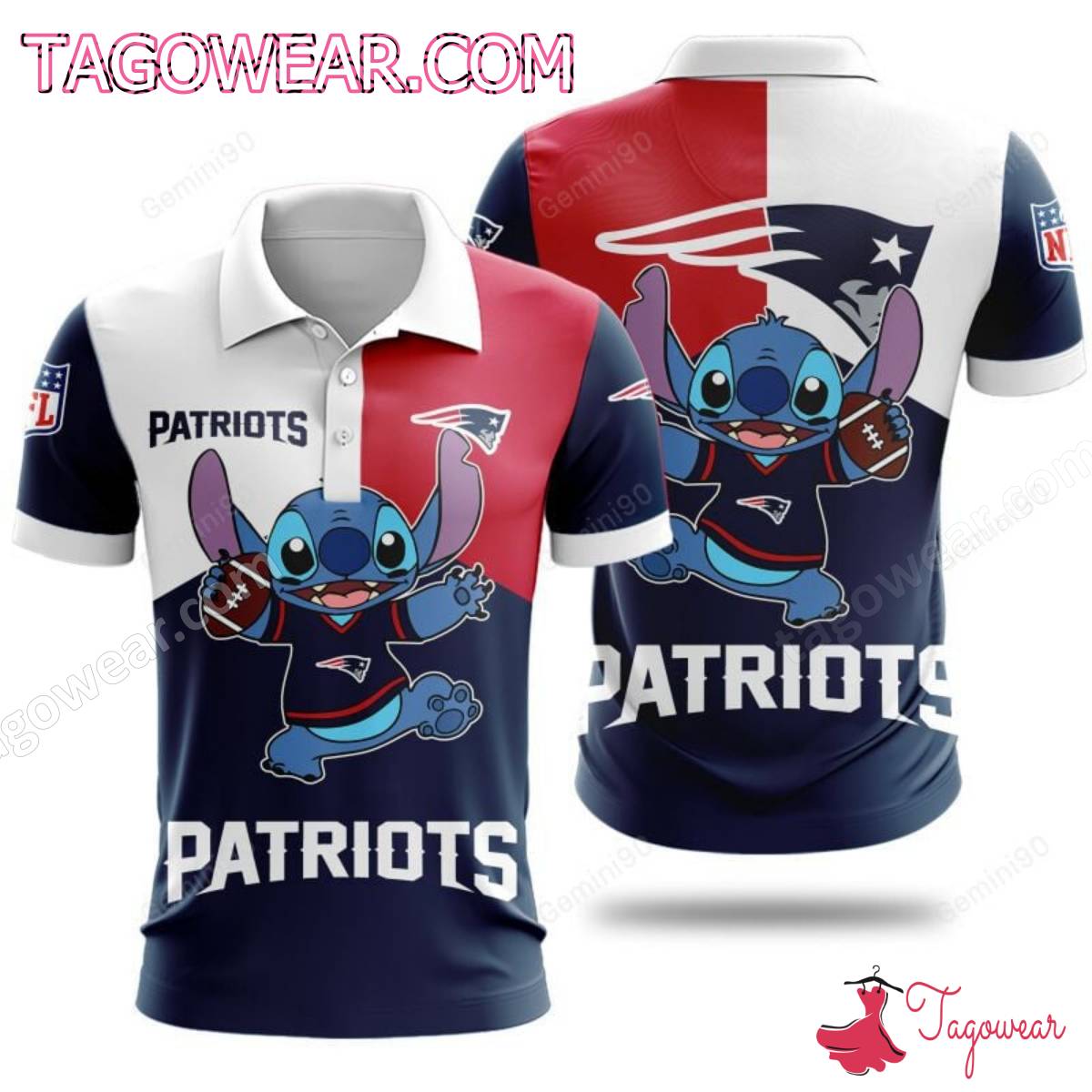 Stitch New England Patriots NFL T-shirt, Hoodie