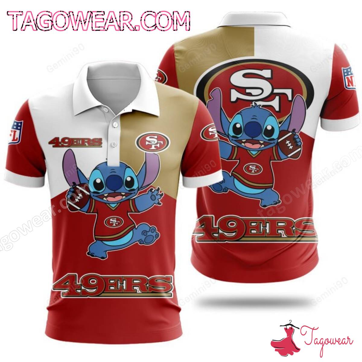 Stitch San Francisco 49ers NFL T-shirt, Hoodie