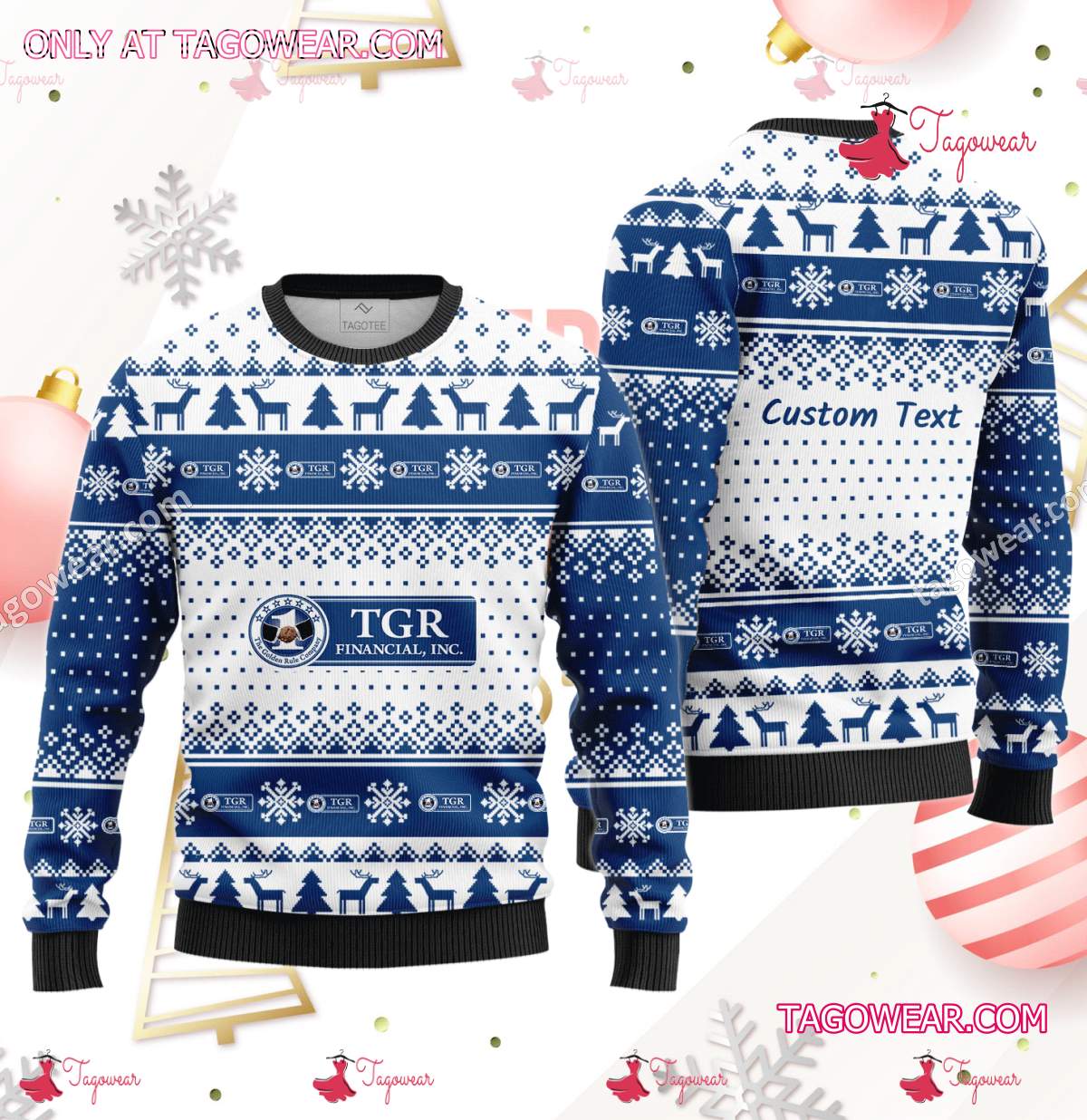 TGR Financial, Inc. Christmas Holiday Sweaters