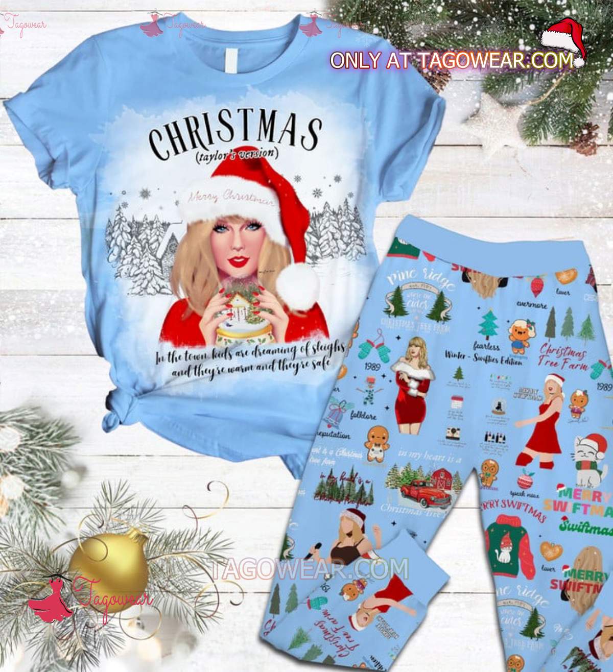 Taylor Swift Christmas Taylor's Version Pajamas Set