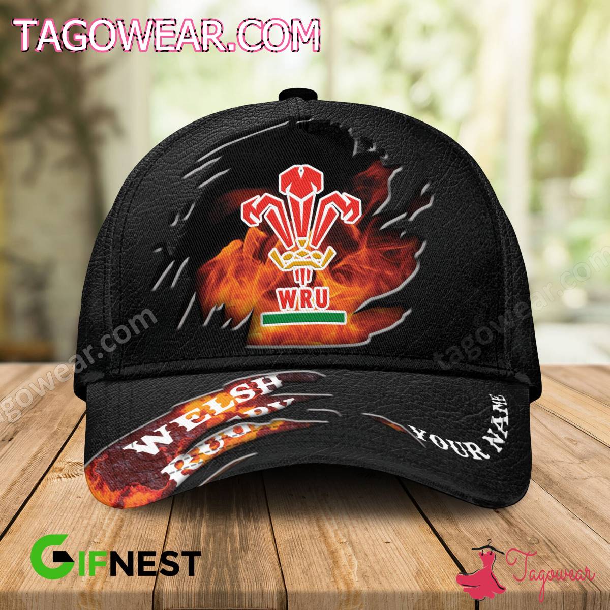 Welsh Rugby Personalized Cap