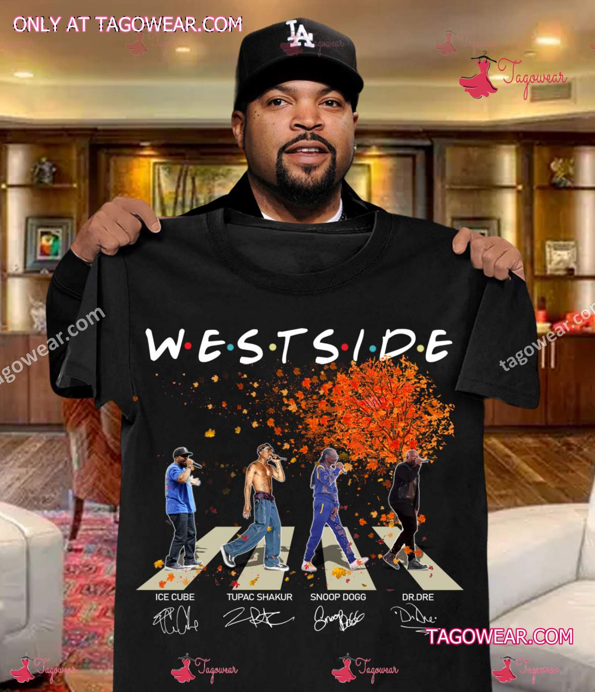 West Side On The Road Fall Hip Hop Legends Signatures Shirt