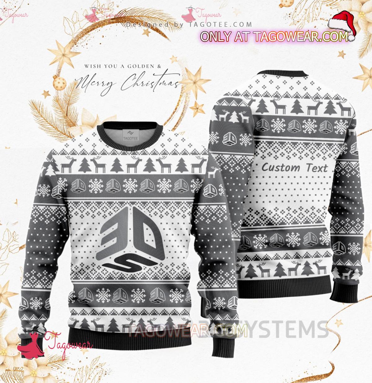 3D Systems Corporation Ugly Christmas Sweater