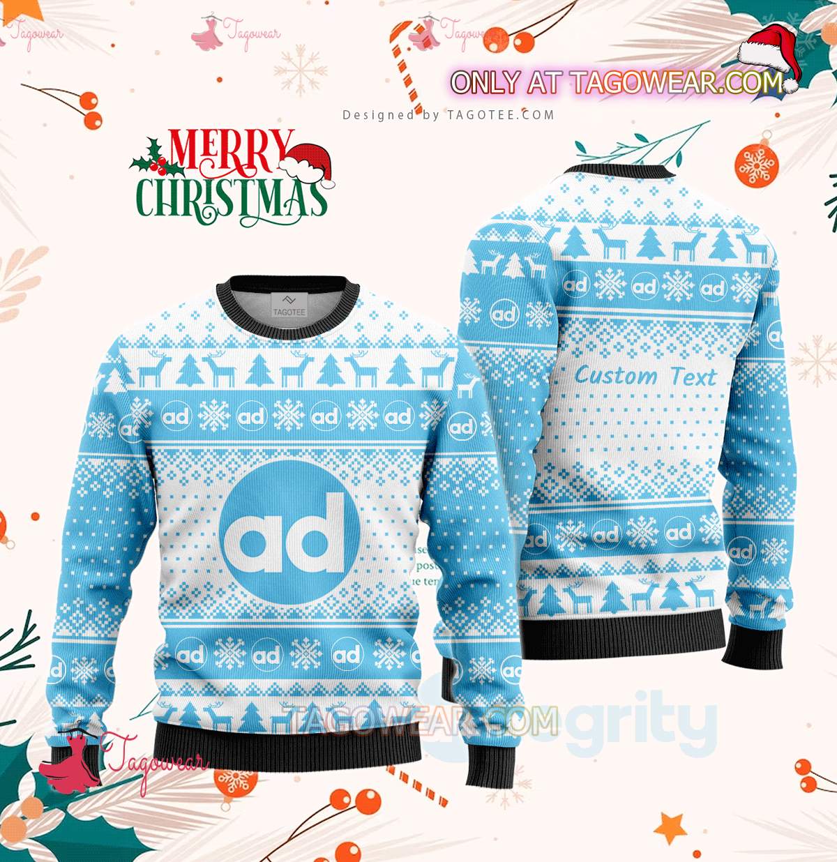 Adtegrity.com International, Inc. Ugly Christmas Sweater