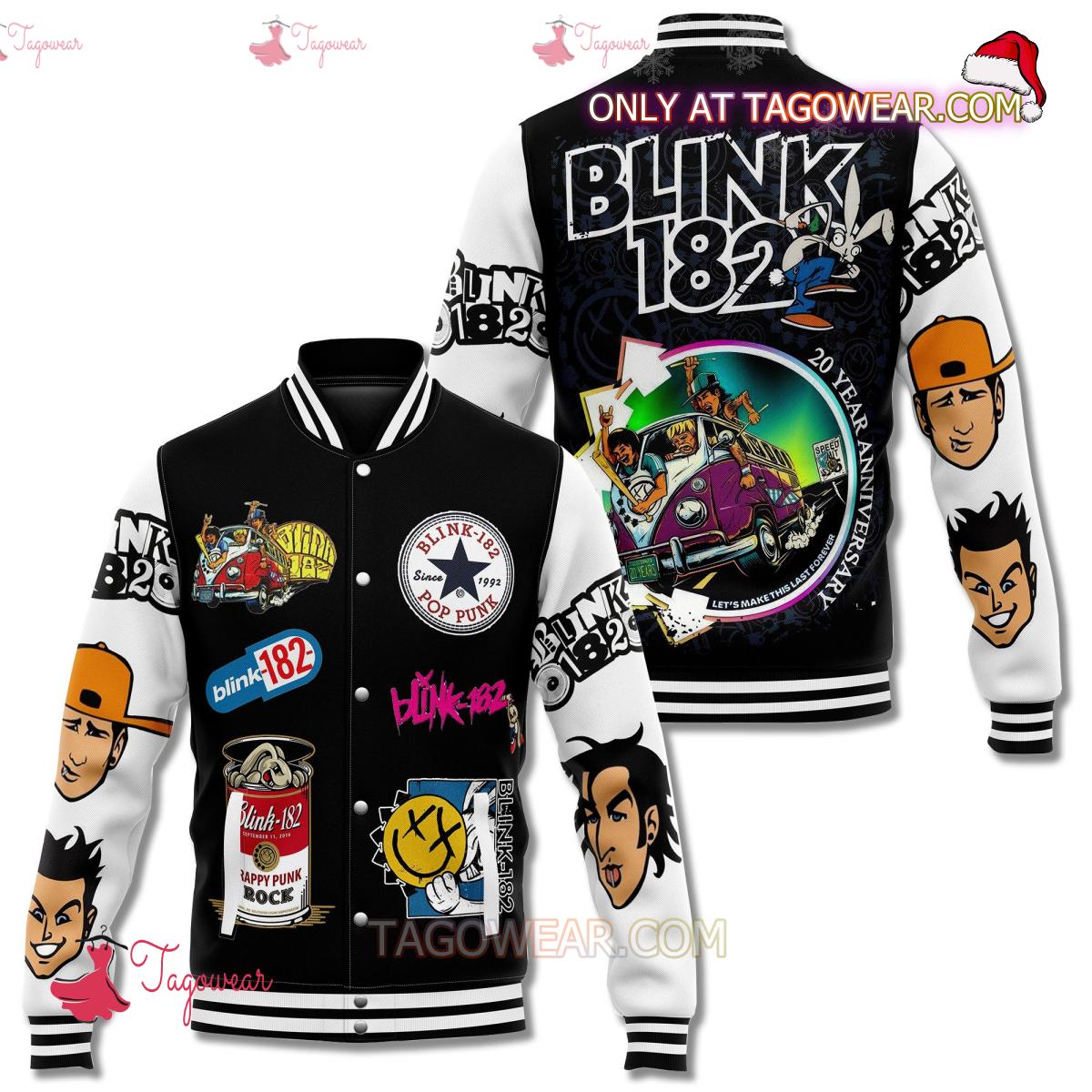 Blink-182 20 Year Anniversary Baseball Jacket