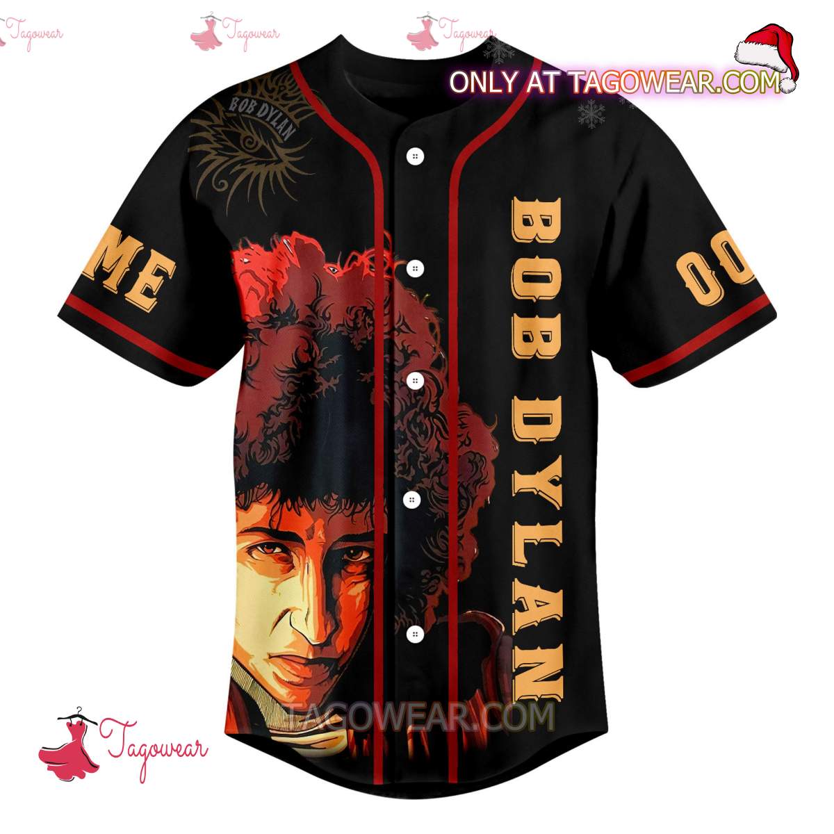 Bob Dylan Fan For Life Where Words Fail His Music Speaks Personalized Baseball Jersey a