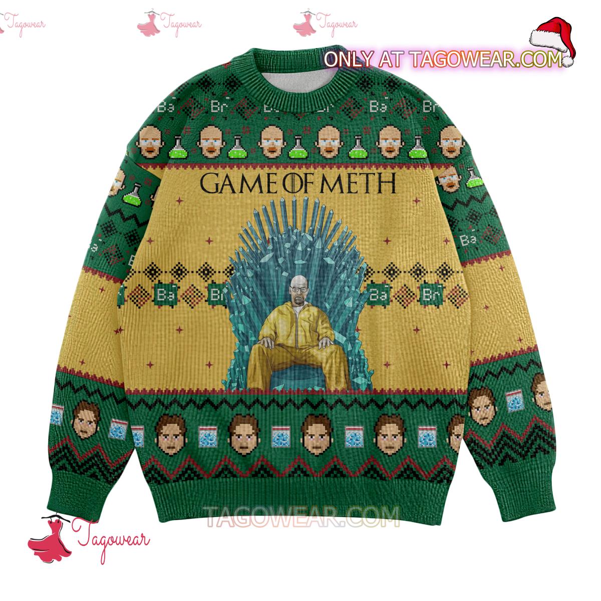 Breaking Bad Game Of Meth Let's Get Stoned This Christmas Sweater a