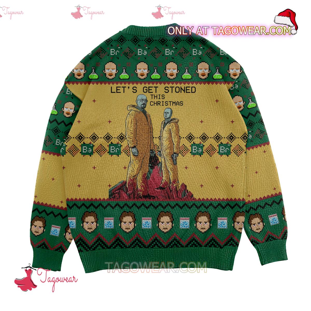 Breaking Bad Game Of Meth Let's Get Stoned This Christmas Sweater b