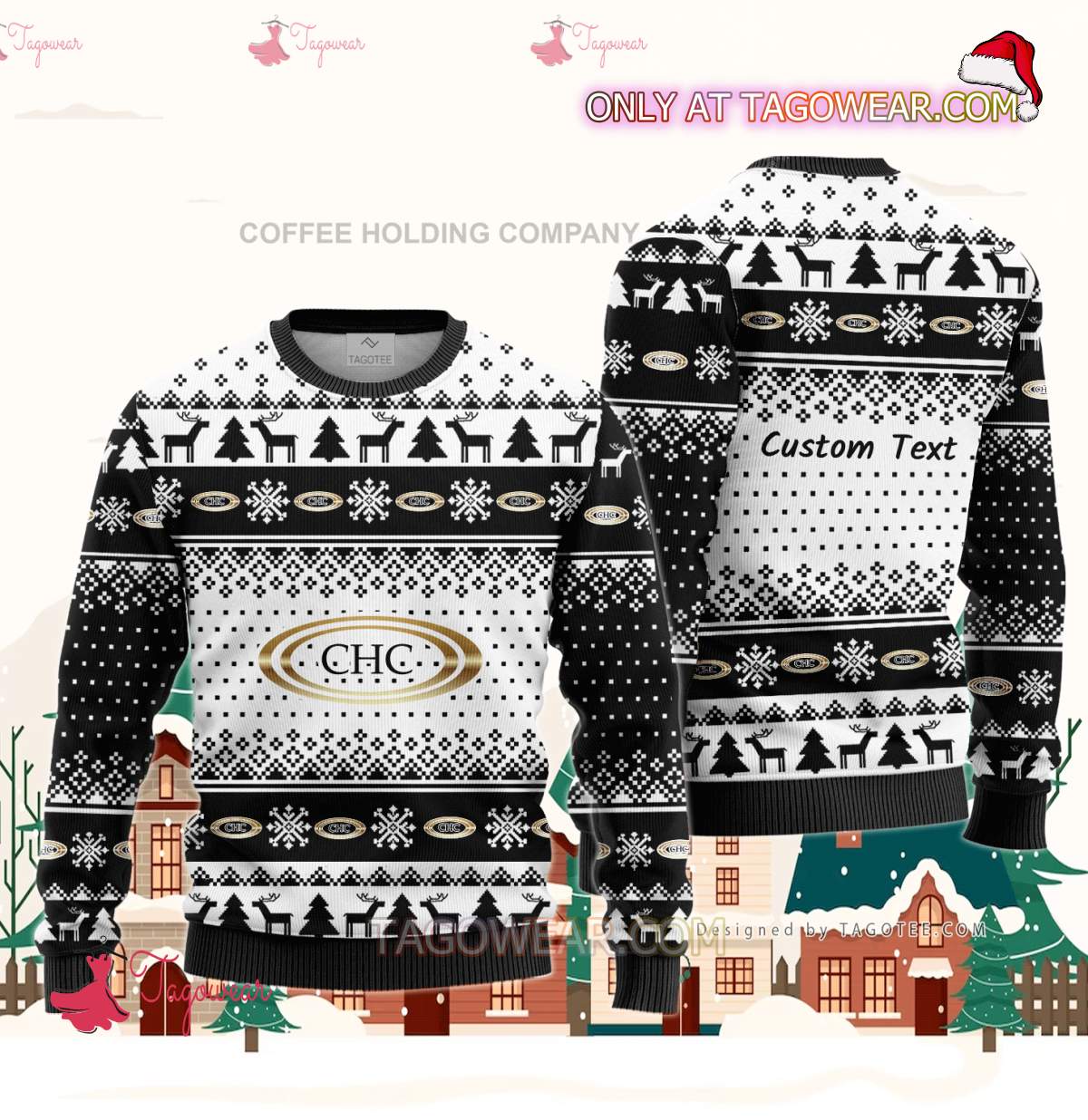 Coffee Holding Co., Inc. Ugly Christmas Sweater