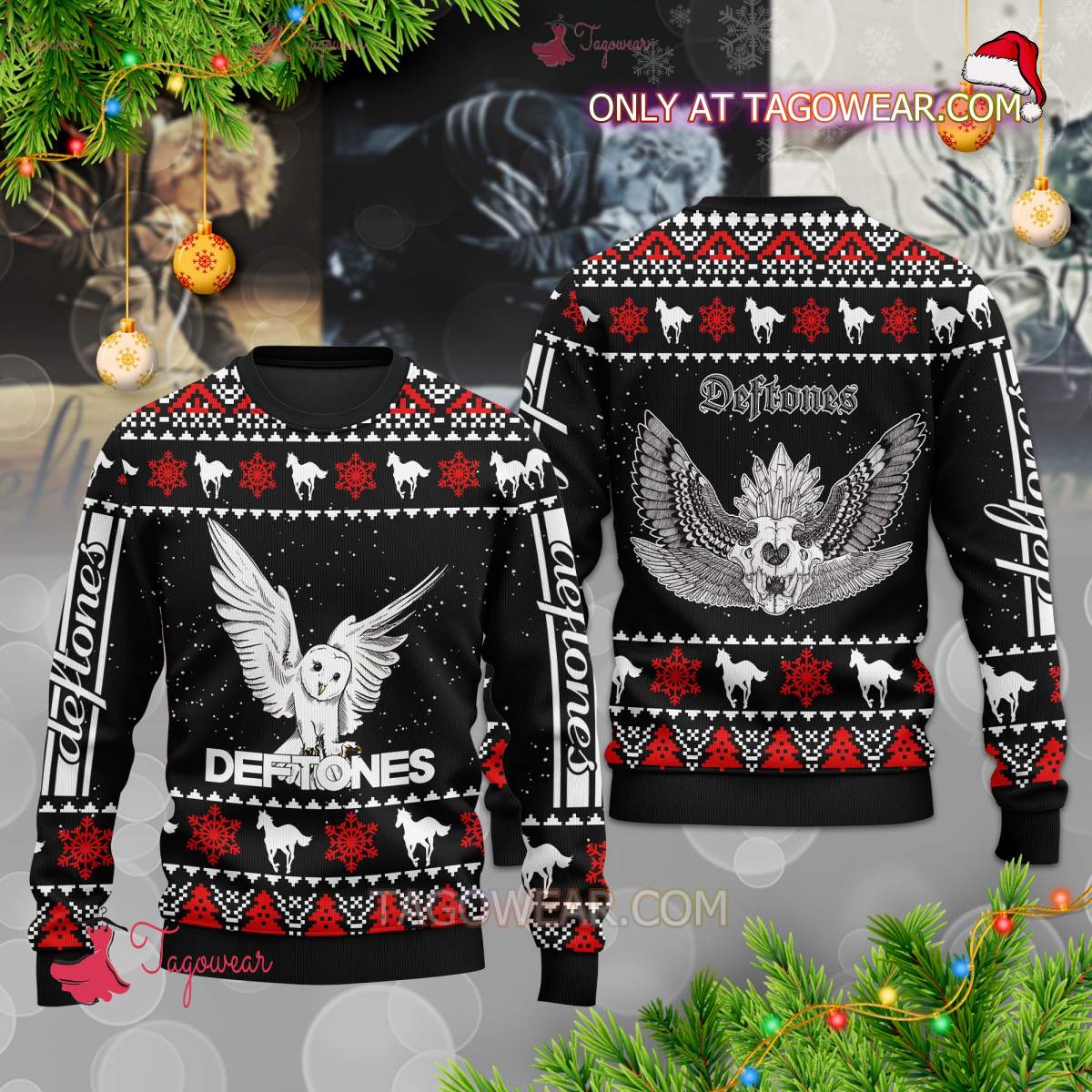 Deftones Band Ugly Christmas Sweater