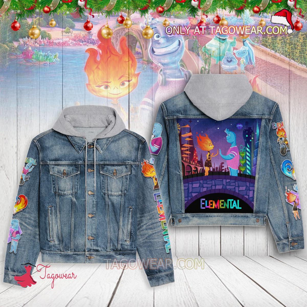 Elemental Movie Jean Hoodie Jacket - Tagowear