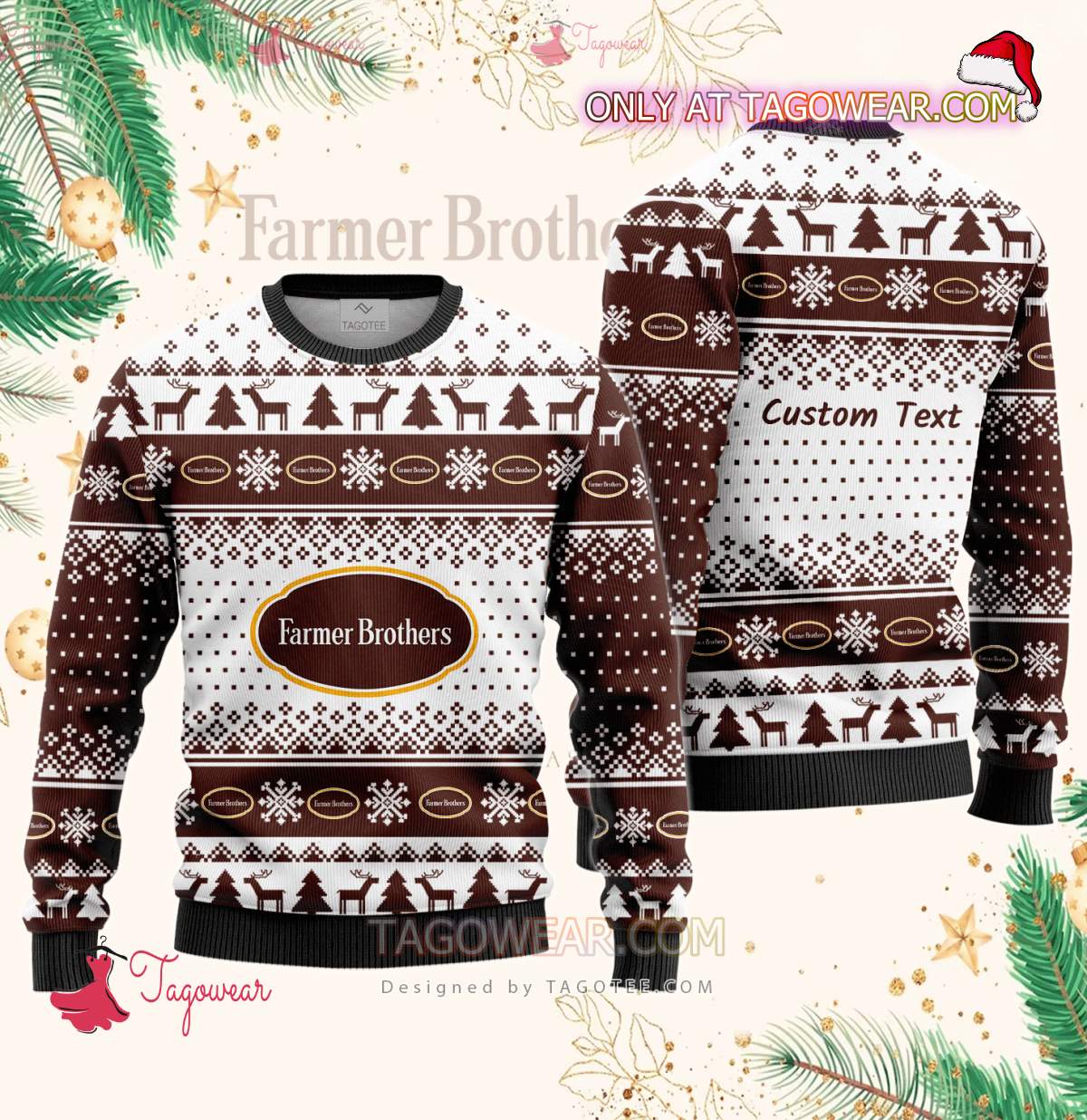 Farmer Bros. Co. Ugly Christmas Sweater