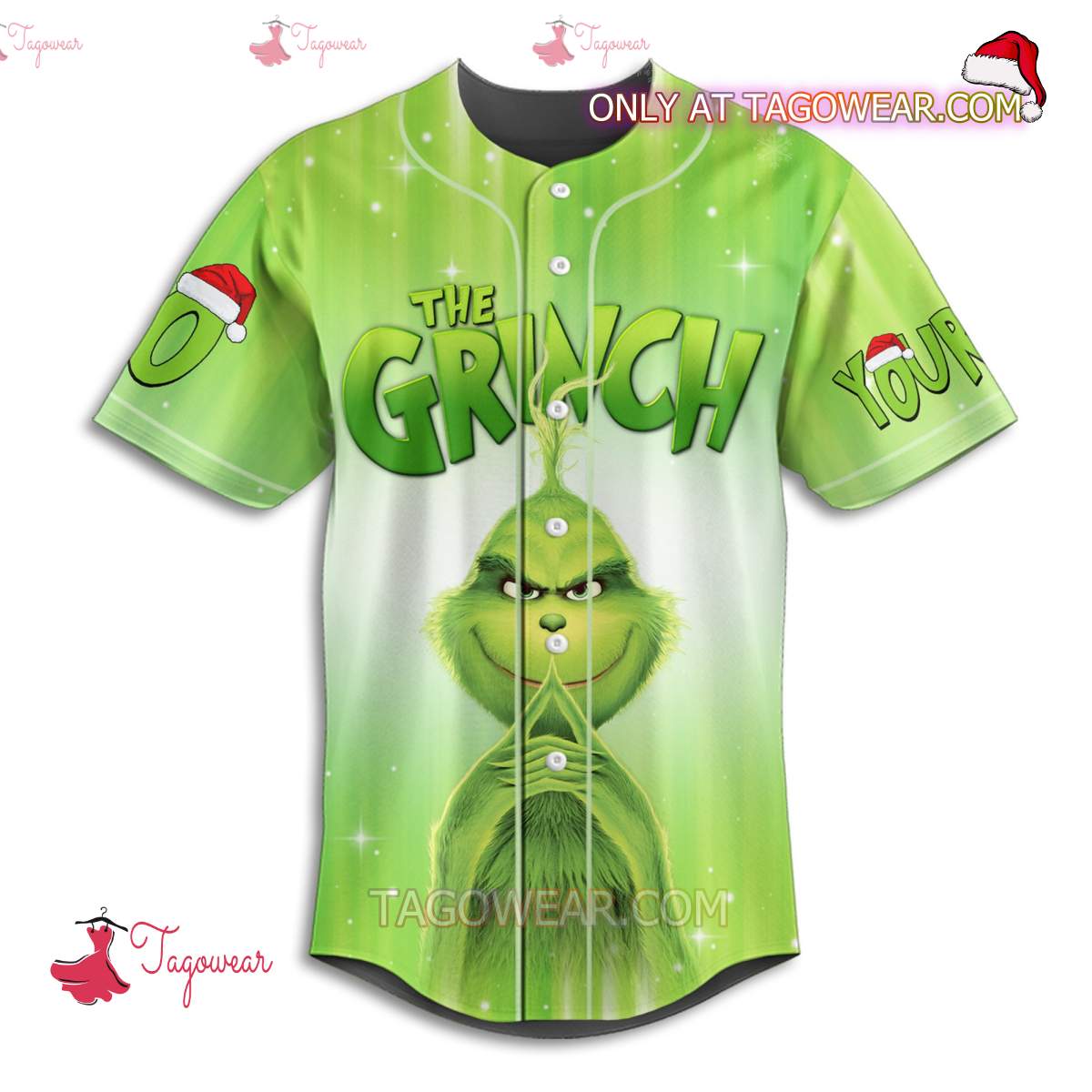 Feeling Extra Grinchy Today Christmas Personalized Baseball Jersey a