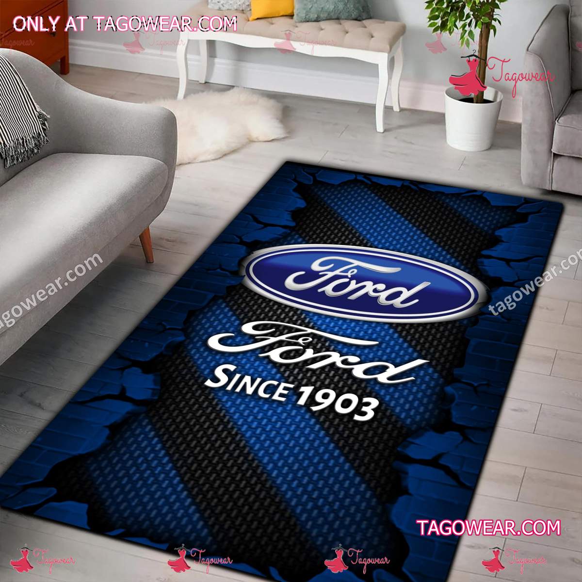 Ford Since 1903 Rug Carpet