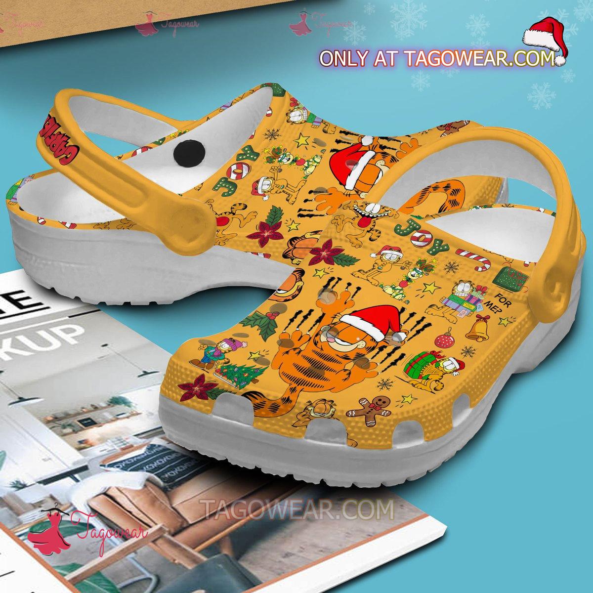 Garfield Cartoon Movie Christmas Crocs a