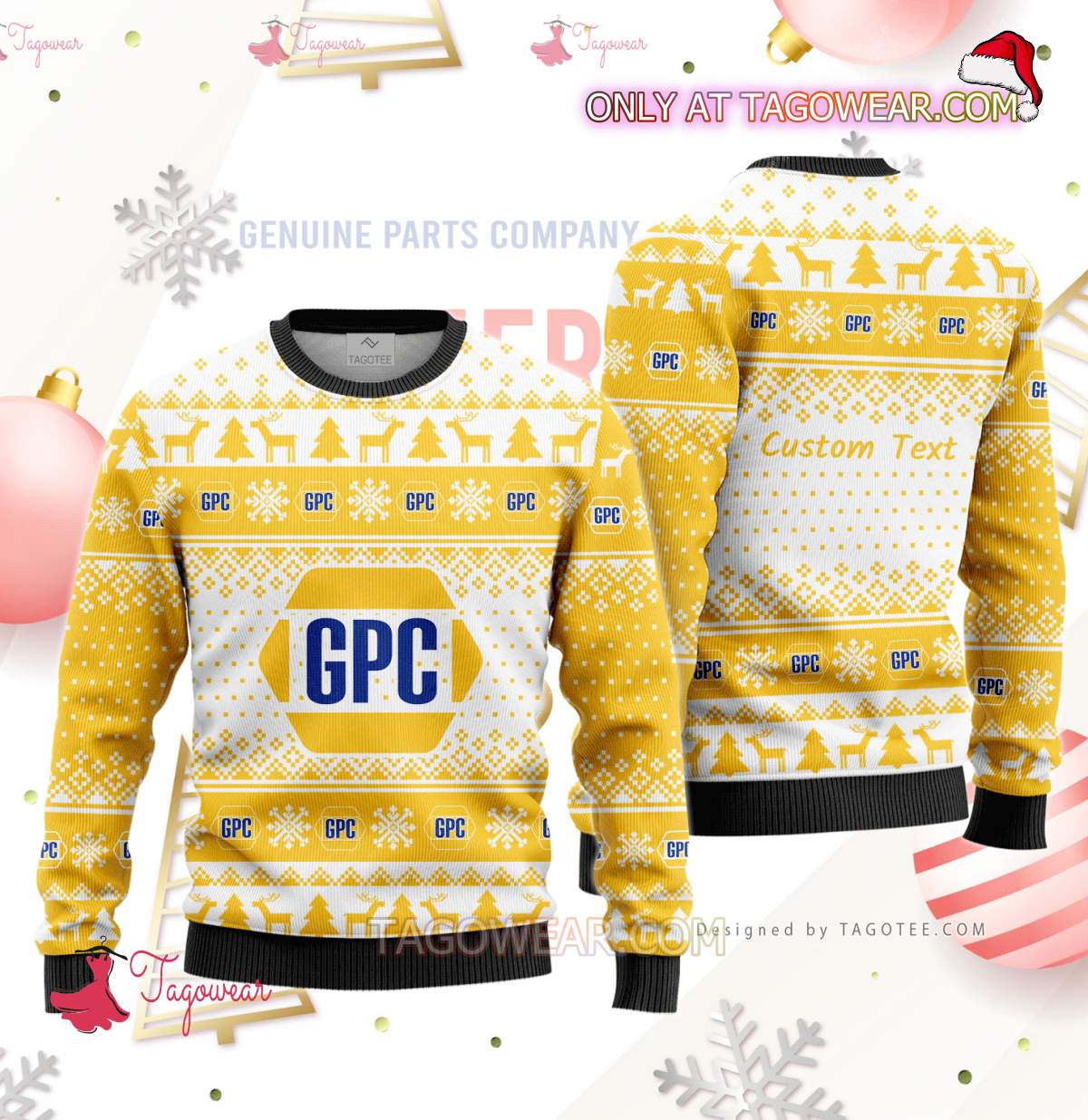 Genuine Parts Company Ugly Christmas Sweater