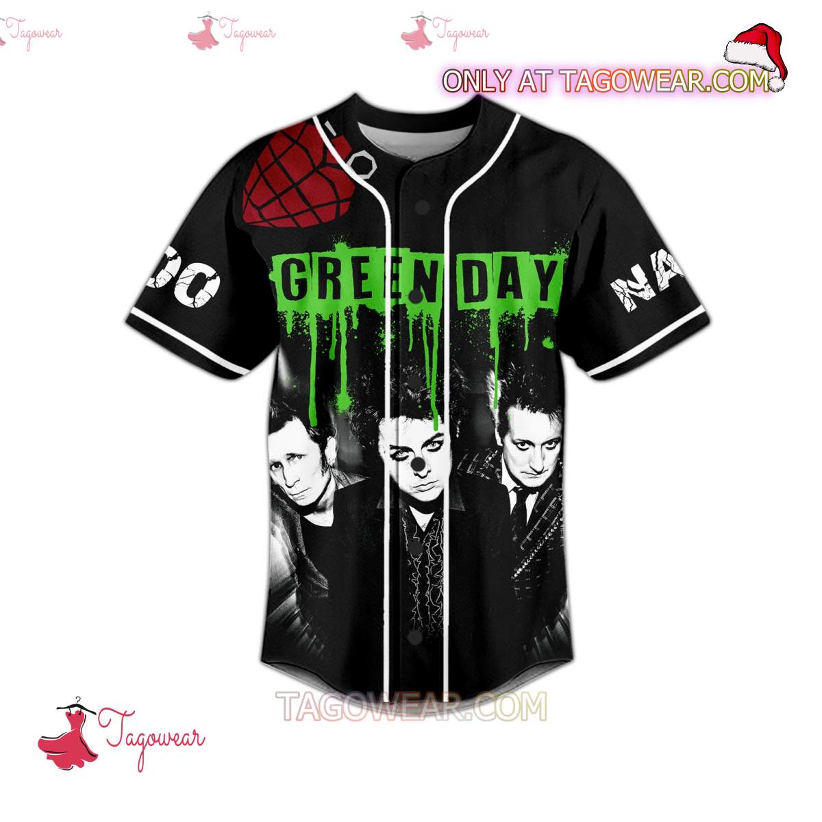 Green Day The Saviors Personalized Baseball Jersey a