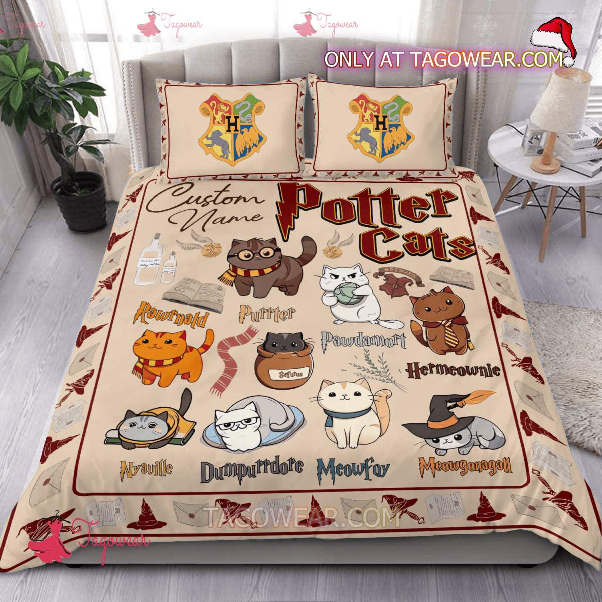 Harry Potter Cat Personalized Bedding Set a