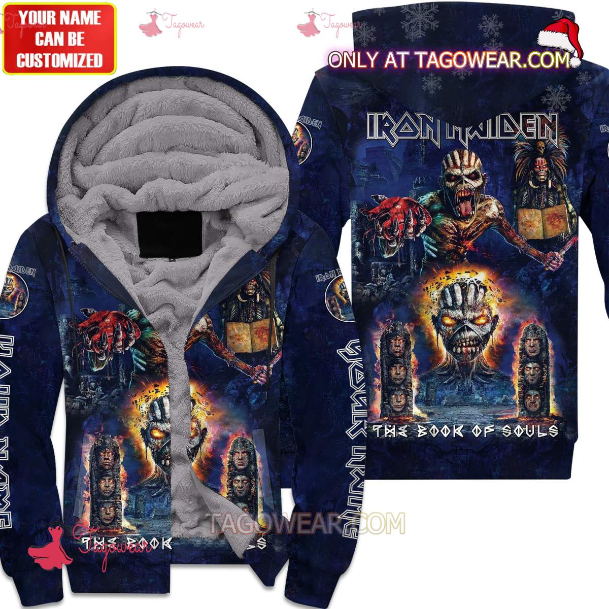 Iron Maiden The Book Of Souls Personalized Fleece Hoodie a