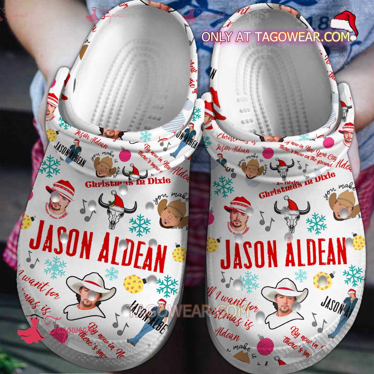 Jason Aldean All I Want For Christmas Crocs