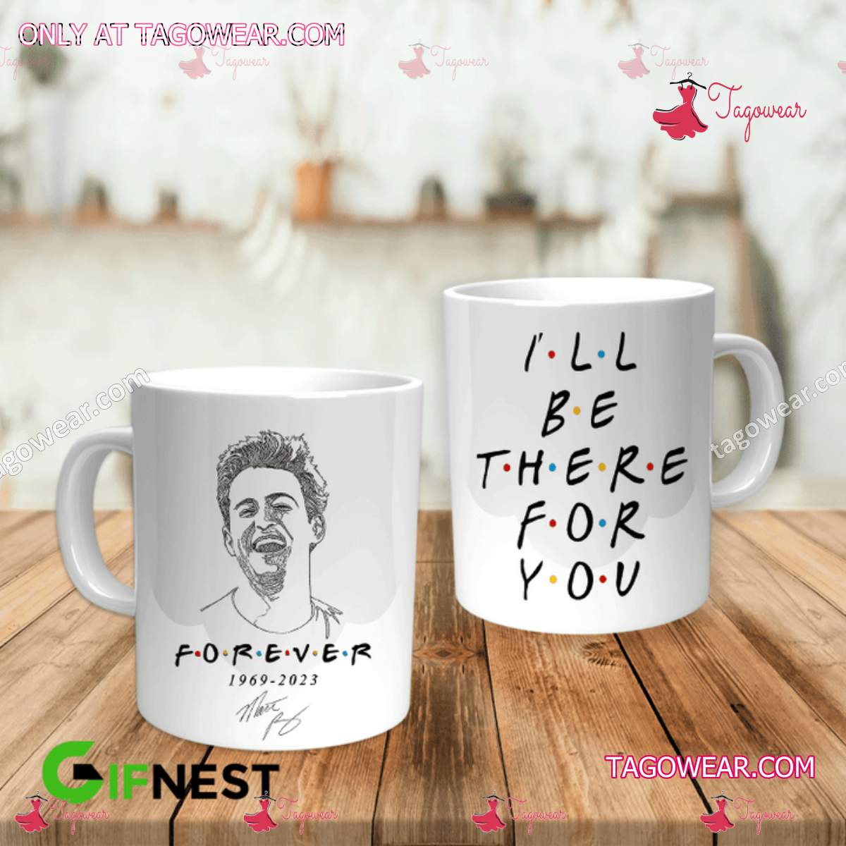 Matthew Perry Friends Forever 1969-2023 I'll Be There For You Mug