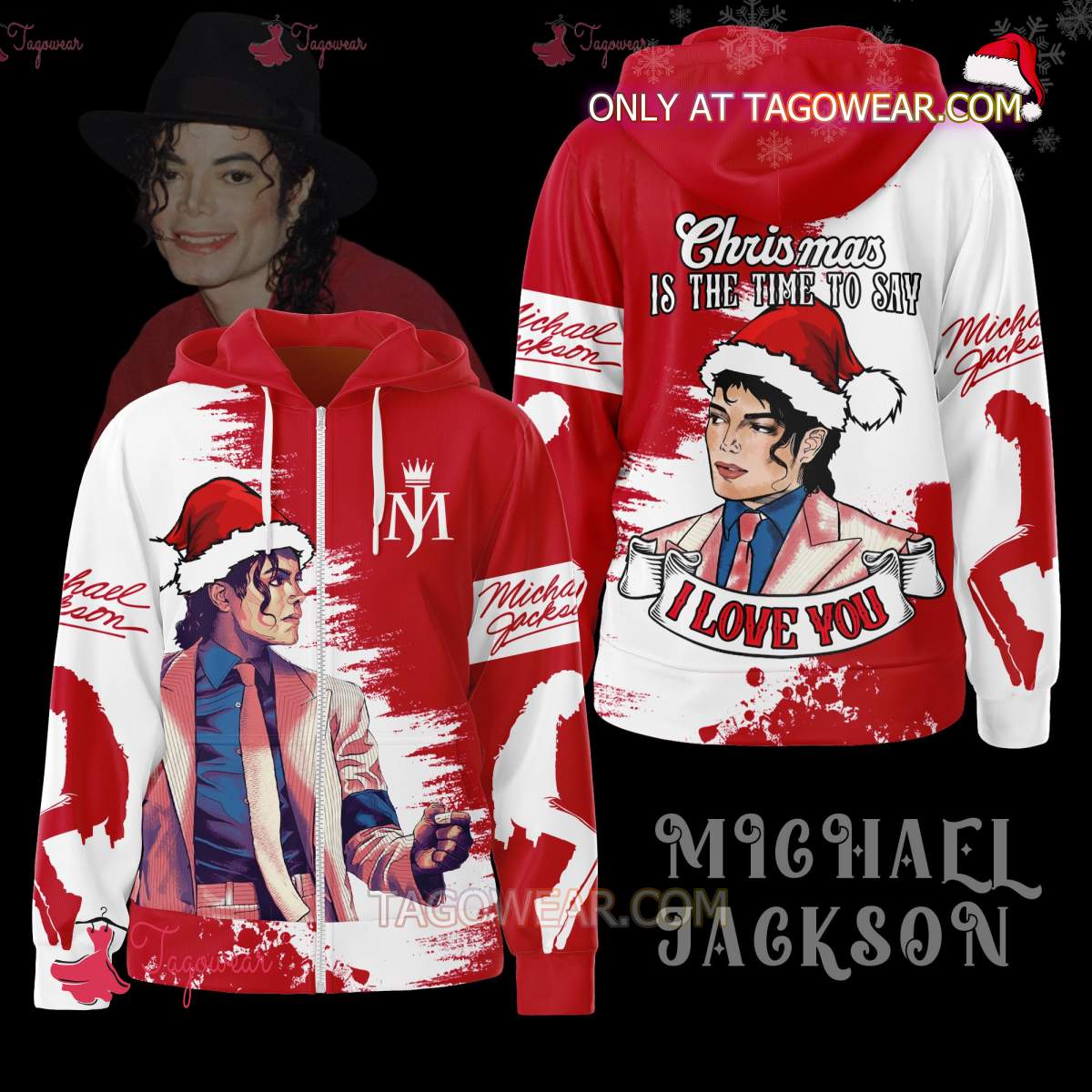Michael Jackson Christmas Is The Time To Say I Love You Hoodie