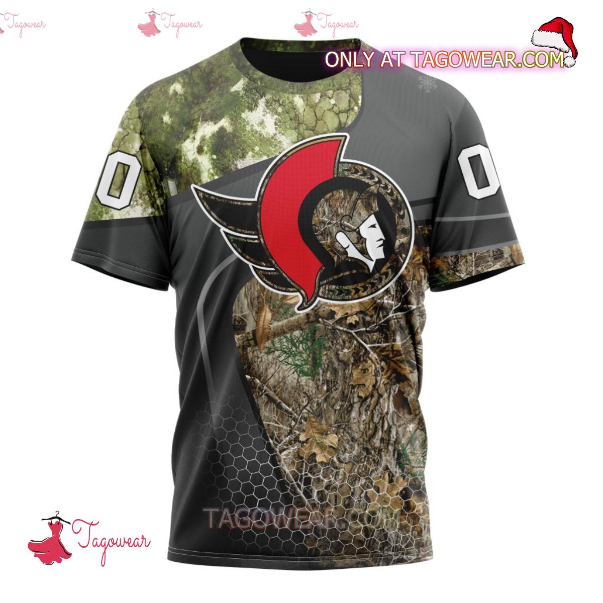 Ottawa Senators NHL Team Hunting Camouflage Personalized T-shirt, Hoodie x