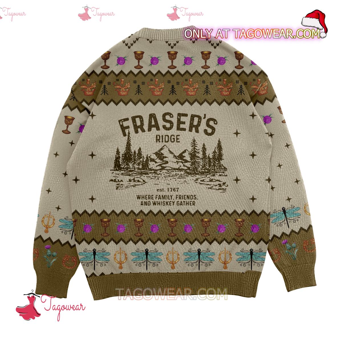 Outlander Dinna Fash Sassenach Ugly Christmas Sweater a