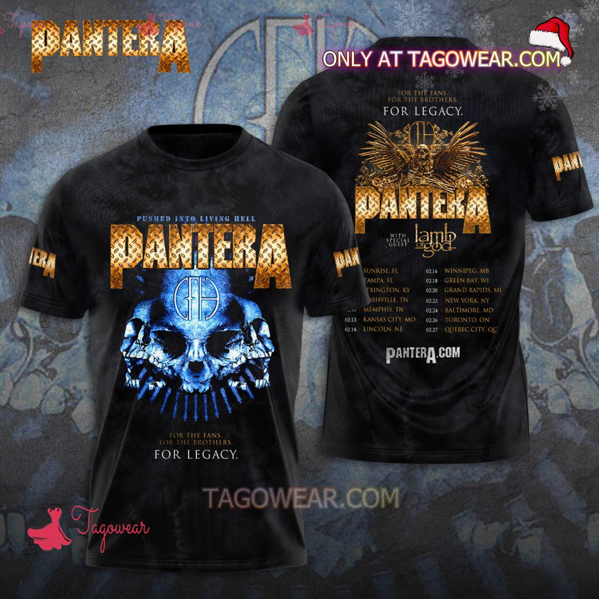 Pantera Pushed Into Living Hell For Legacy 3D Apparels