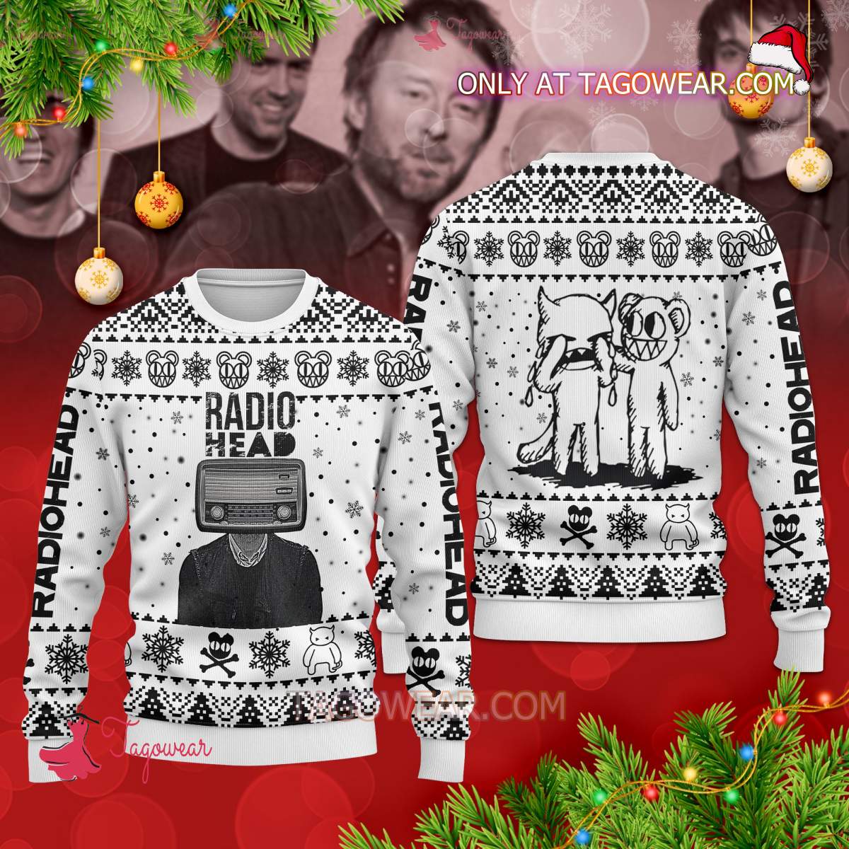 Radiohead Band Ugly Christmas Sweater