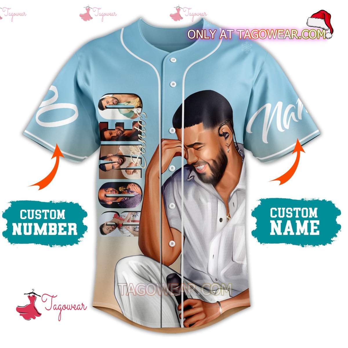 Romeo Santos How About If You And I Me And You Bailamos Bachata Personalized Baseball Jersey a