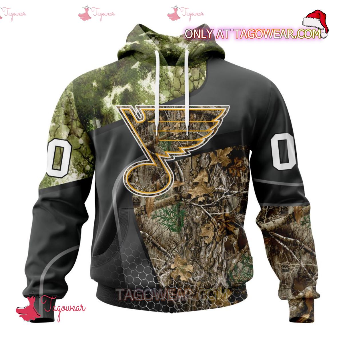 St. Louis Blues NHL Team Hunting Camouflage Personalized T-shirt, Hoodie