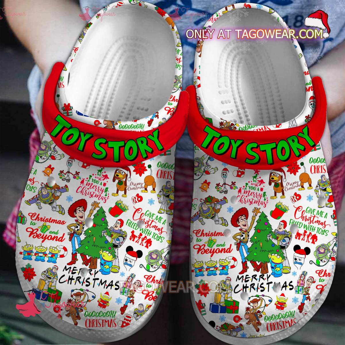 Toy Story Merry Christmas Crocs