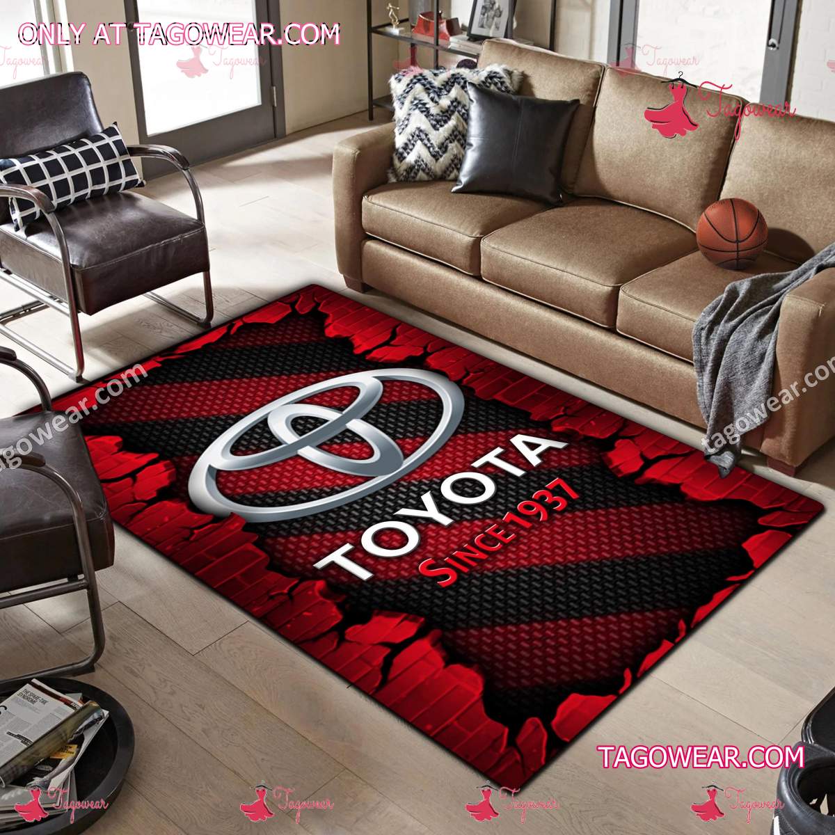 Toyota Since 1937 Rug Carpet a