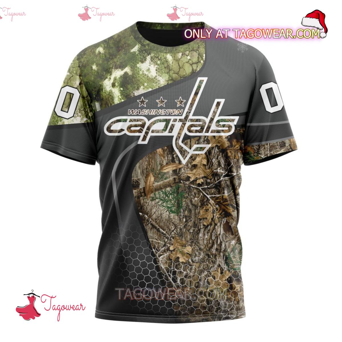 Washington Capitals NHL Team Hunting Camouflage Personalized T-shirt, Hoodie x