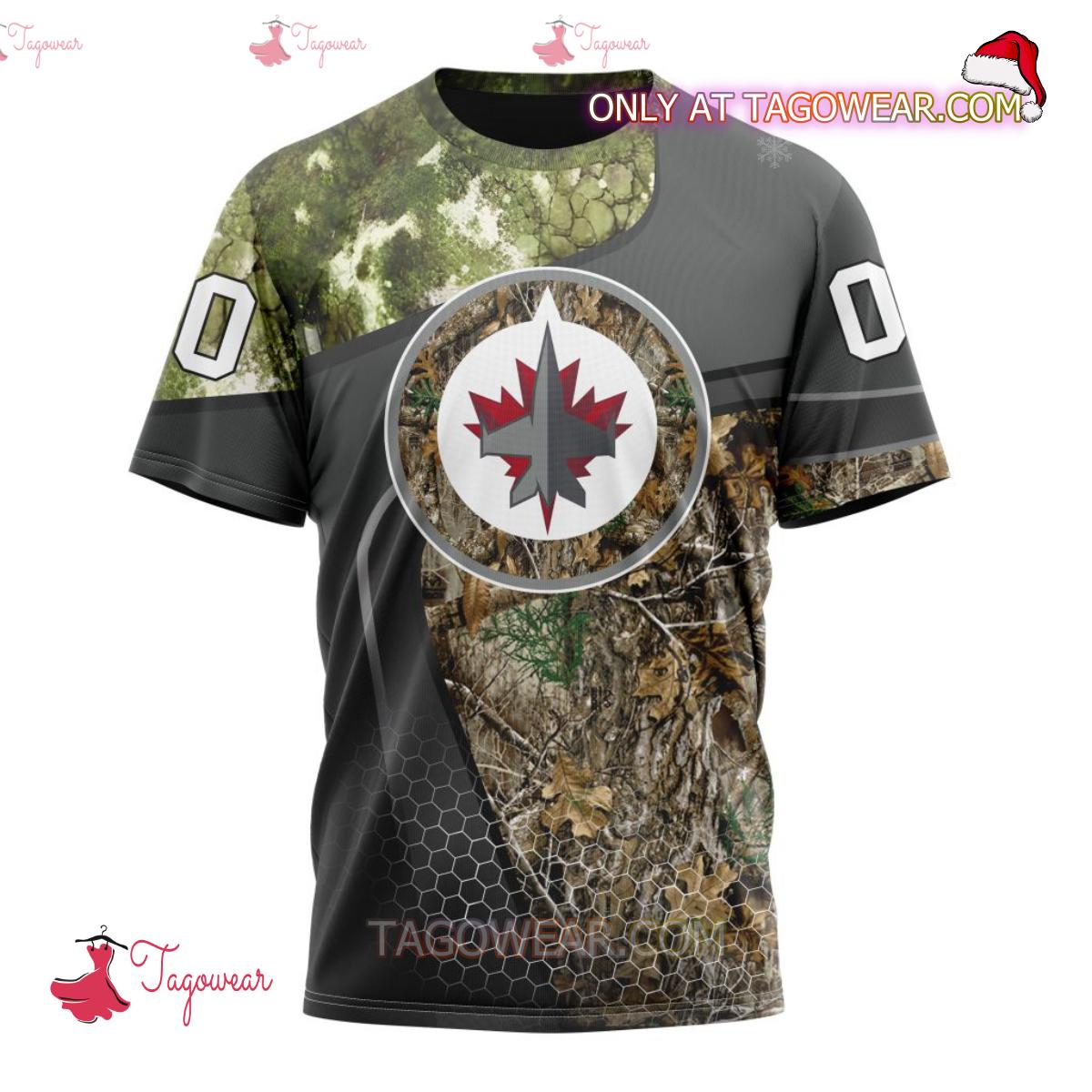 Winnipeg Jets NHL Team Hunting Camouflage Personalized T-shirt, Hoodie x