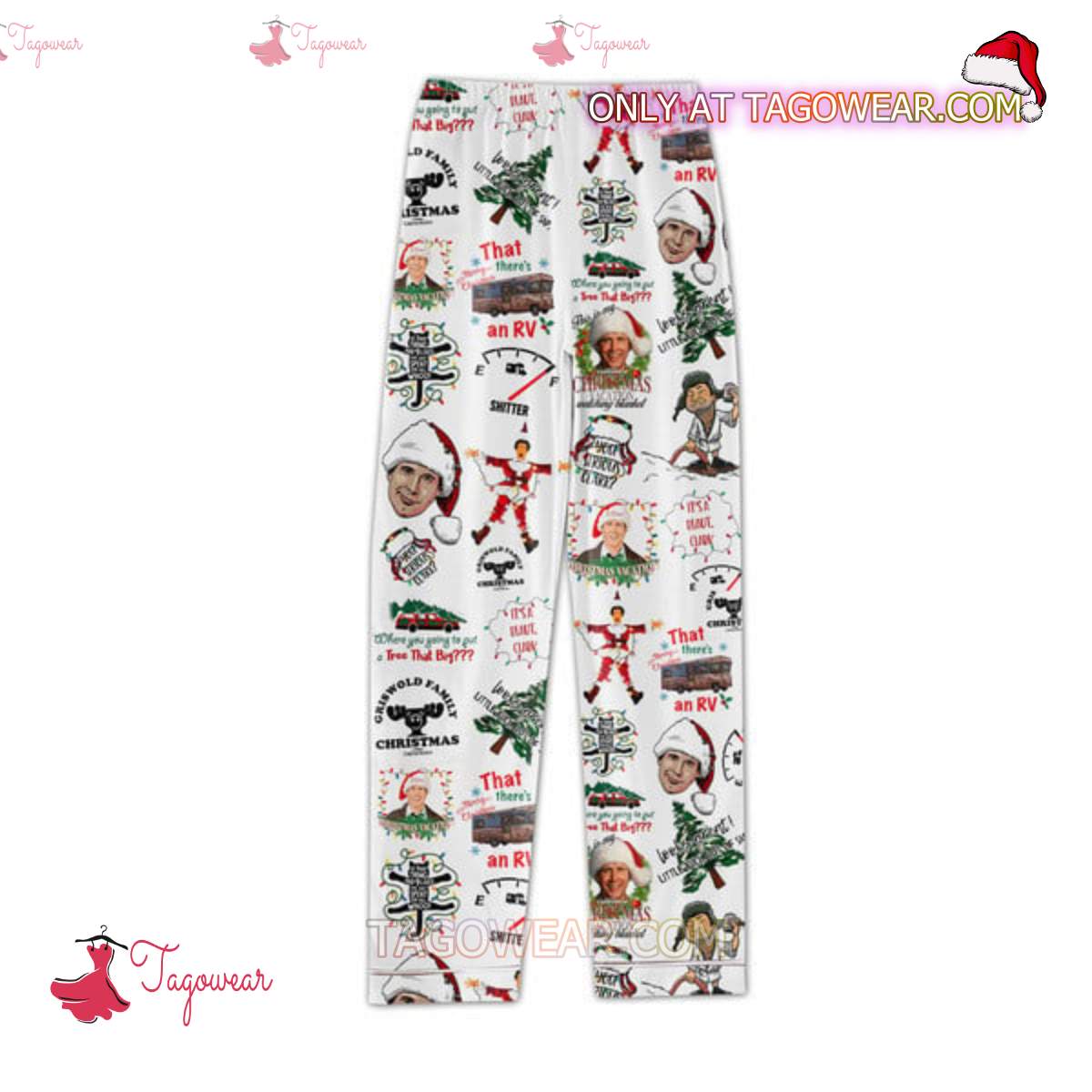 National lampoon's christmas vacation pajama online set