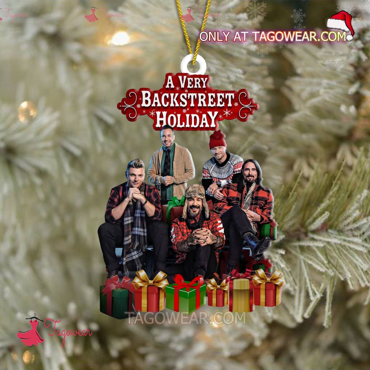 A Very Backstreet Boys Holiday Christmas Ornament