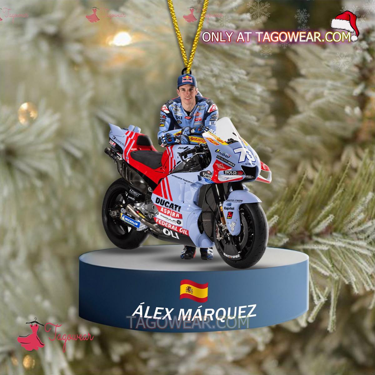 Alex Marquez Motogp Christmas Ornament