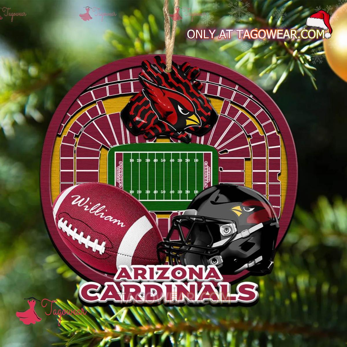 Arizona Cardinals NFL Stadium Personalized Ornament