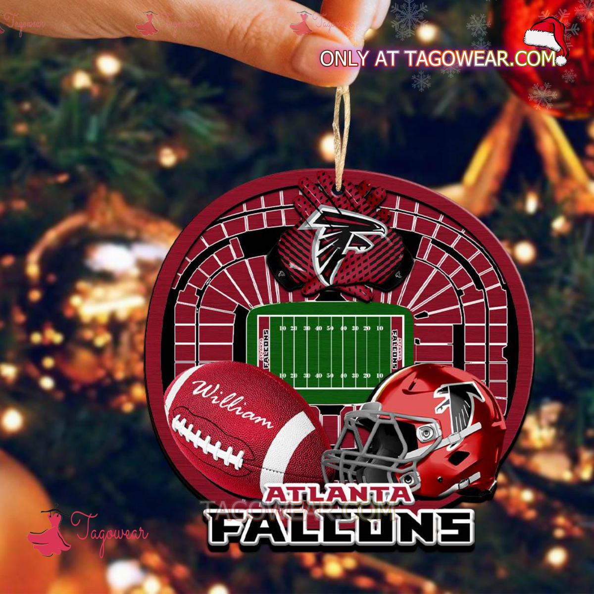 Atlanta Falcons NFL Stadium Personalized Ornament a